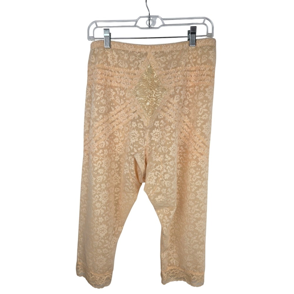 Rago Leg Shaper Leggings 7XL Beige Extra Firm Lace Girdle Plus Size Shapewear